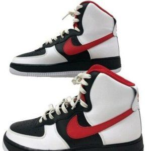 Nike Air Force 1 High iD Custom White/Black/ Red Men's Sneakers Shoes Size 8